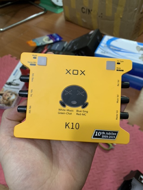 Suondcard K10 bản 2020 _ Kỉ Niệm 10 năm của XOX K10 âm thanh cực hay