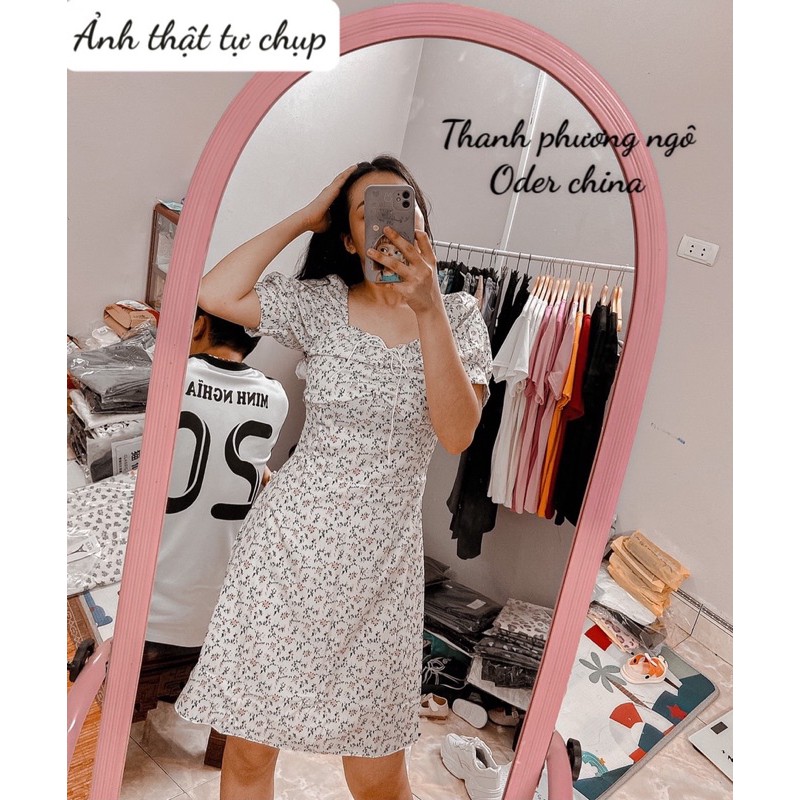 Váy hoa nhí body sang chảnh quyến rũ hàng có sẵn | BigBuy360 - bigbuy360.vn