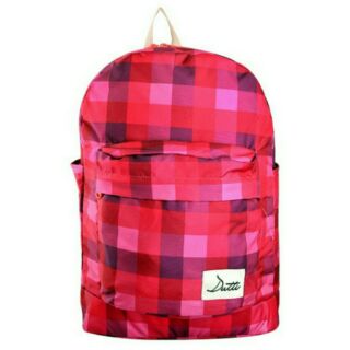 Balo nam nữ thời trang dutti ca rô hồng - balo caro TLBL00079