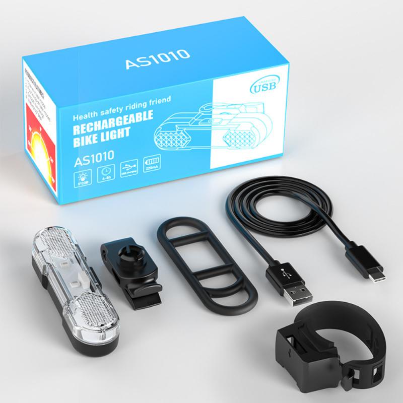Đèn LED COB Siêu Sáng Chống Thấm Nước Có Thể Điều Chỉnh Bốn Mức Độ Gắn Đuôi Xe Đạp