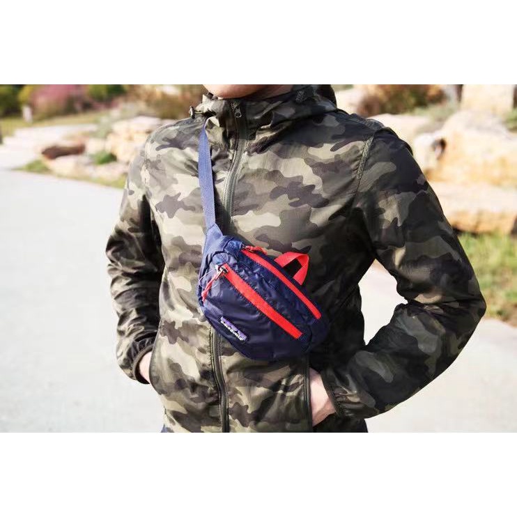 Patagonia2022 tide brand new outdoor small pocket chest pack lightweight waterproof nylon pocket