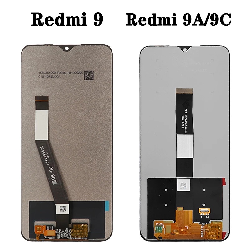 Đối với Redmi 9 9A 9C Màn hình cảm ứng Màn hình cảm ứng Bảng điều khiển số hóa Thay thế lắp ráp M2004J19AG M2004J19C