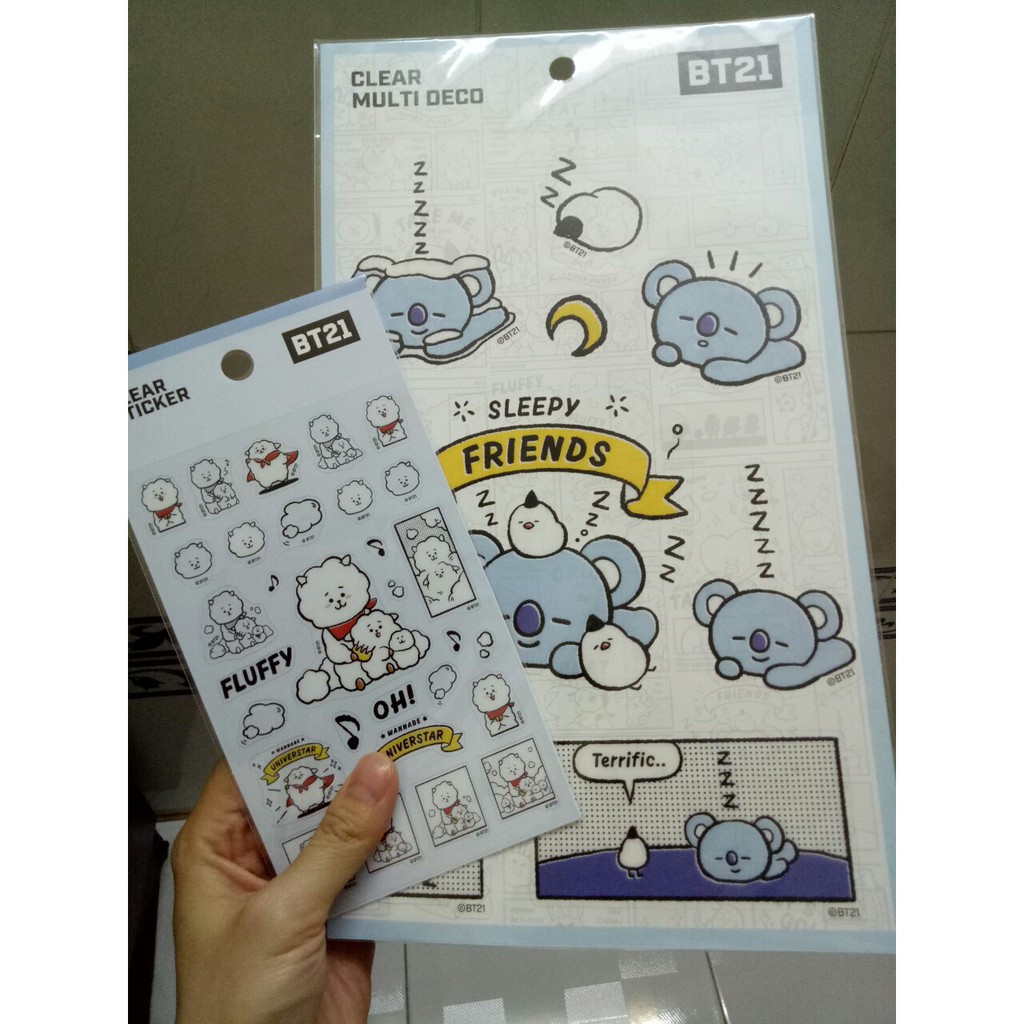 Sticker RJ BT21 nhỏ