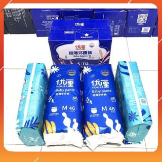 [ Sập giá] Bỉm Quần/ Tã Dán YOULI BABY PANTS Size S112/M96/M88/L84/XL80/XXL72/XXXL68 -GoldBaby