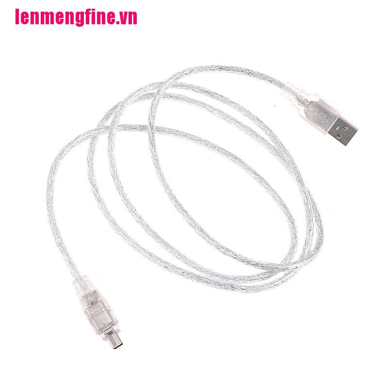 Cáp Chuyển Đổi 5ft 1.2m Usb Sang Firewire Ieee 1394 4 Pin Cho Ilink