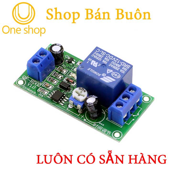 Module Tạo Trễ NE555 Đóng Cắt Relay 5VDC