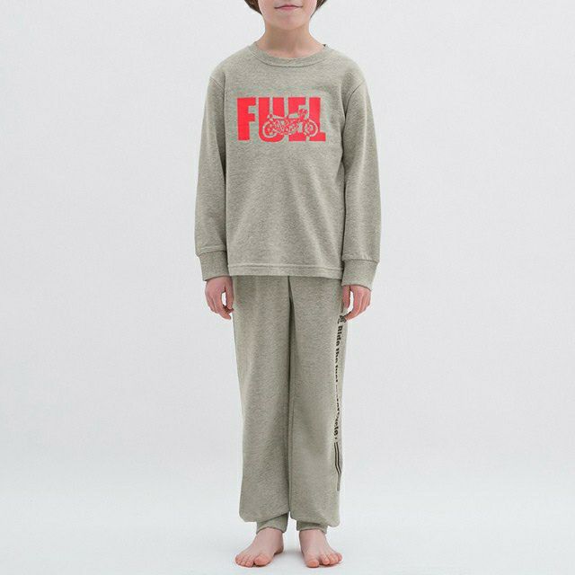 Bộ quần áo nỉ bé trai Fuel của GU - Nhật Bản