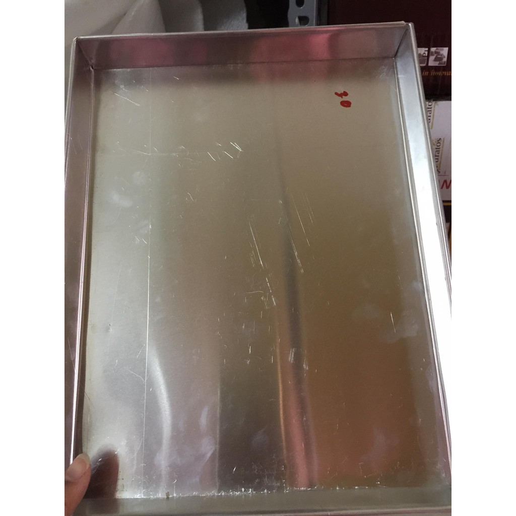 Khuôn nhôm gia công hình chữ nhật 30*23*3cm