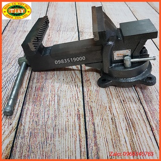 Ê tô Eto bàn nguội Asaki AK667 4 inch độ mở 100mm - Ê tô 4 inch Asaki - Etô kẹp bàn xoay 360 độ