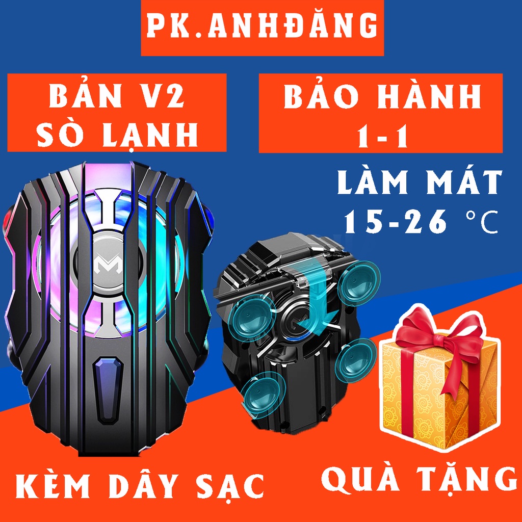 Quạt Tản Nhiệt Điện Thoại Memo FL01 Có Pin Không Dây Chơi Game Điện Thoại Giá Rẻ Phụ Kiện Anh Đăng