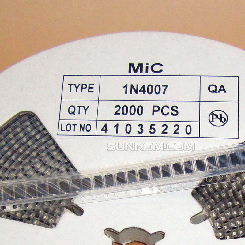 Dây 50 con Diode chỉnh lưu 1A M7 M1 1000V 1N4007 1N4001 Kiểu chân SMD SOD-323 SMAF DO-214AC T7