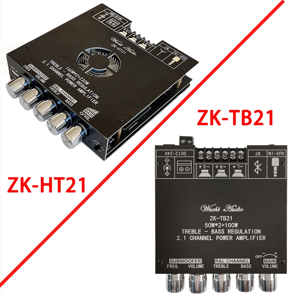 Mô đun khuếch đại loa DIYMORE Zk-ht21 bluetooth mini 30-200W/ TB21 20W-100W tích hợp quạt làm mát âm thanh siêu trầm