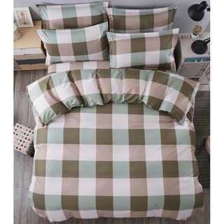 Bộ vỏ chăn ga gối cotton poly nhập karo