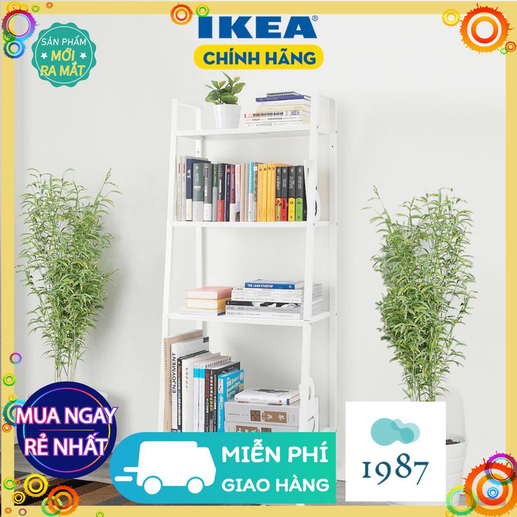 Kệ Đa Năng -4 Tầng IKEA Trang Trí Nhà Cửa⭐Phù HợpĐể Sách Decor Phòng Ngủ Phòng Khách⭐PhongCách Tối Gỉan vintage⭐IKEA-K01