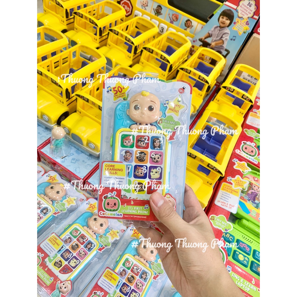 [ Hàng Mỹ ] Đồ chơi điện thoại CoComelon JJ's First Learning Phone có nhạc cho bé