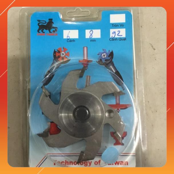 Lưỡi phay gỗ 6 cánh dày 8mm dùng cho máy mài góc 100