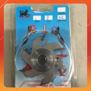 [Chính Hãng] Lưỡi phay gỗ 6 cánh dày 8mm dùng cho máy mài góc 100
