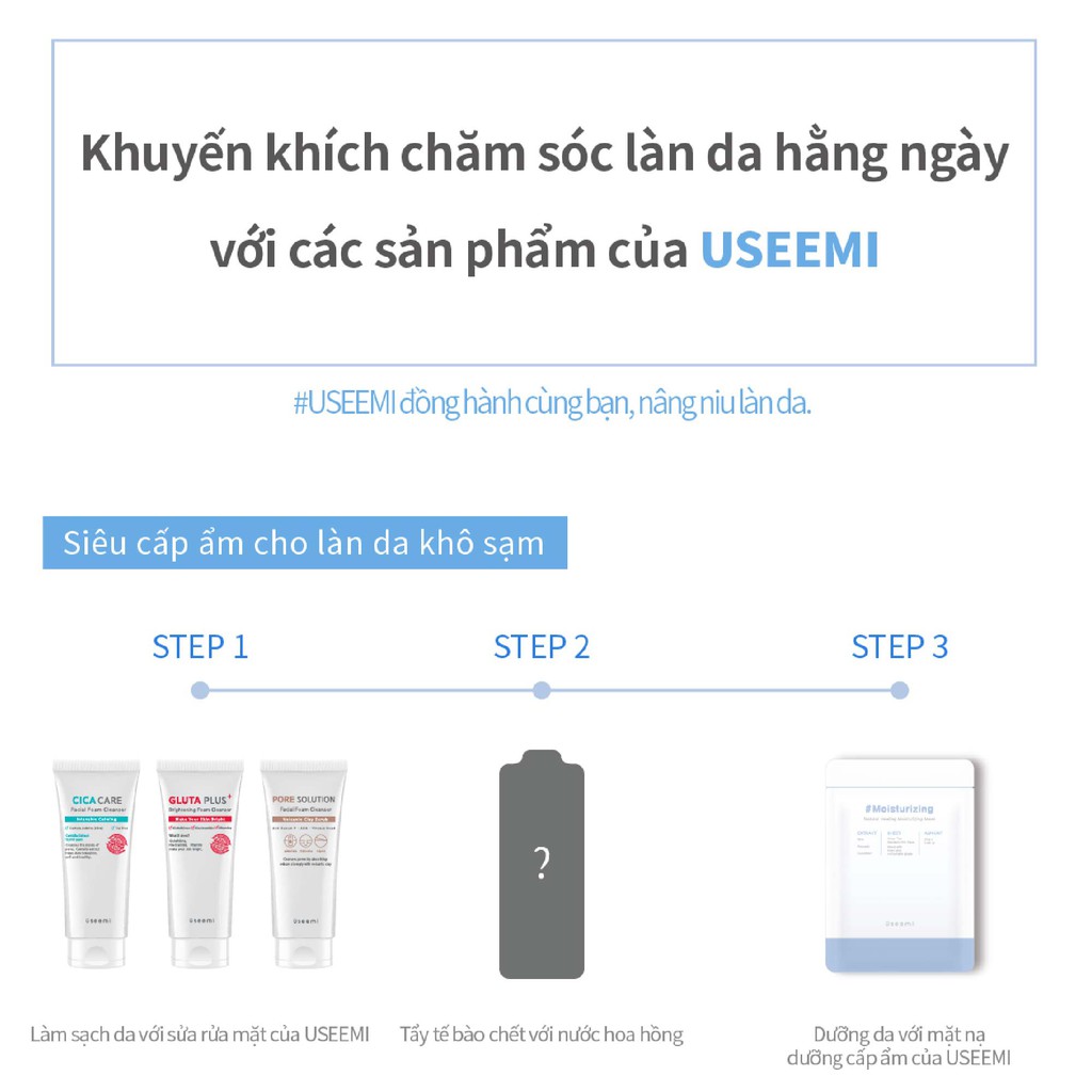 Set 10 Mặt Nạ USEEMI Dưỡng Ẩm Da Tự Nhiên | BigBuy360 - bigbuy360.vn