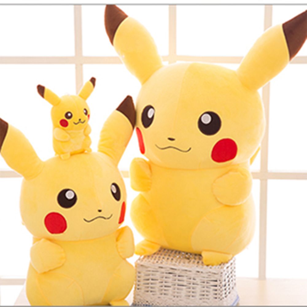 Pikachu nhồi bông mềm mại cỡ lớn 35/45/65cm chất lượng cao