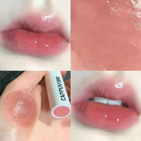 Son bóng trang điểm CAPPUVINI màu sắc tự nhiên dễ sử dụng lâu trôi dưỡng ẩm