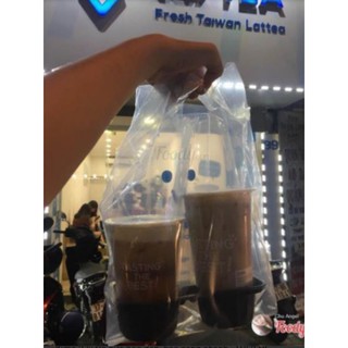 (1KG) Túi 1Ly, 2 Ly Trà Sữa có Vách Ngăn loại 1