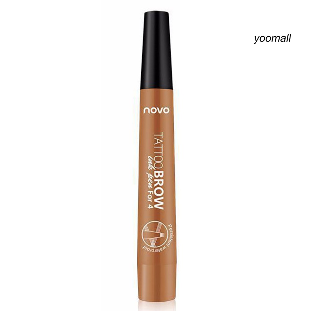 [Hàng mới về] Bút chì kẻ mày NOVO chống thấm nước lâu trôi chống lem bốn đầu nhỏ