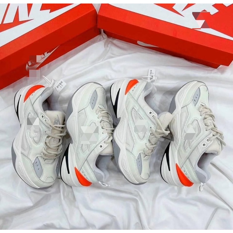 GIÀY THỂ THAO SNEAKER M2K GÓT ĐEN, M2K GÓT CAM ẢNH THẬT TỰ CHỤP SC 1:1 +FREESHIP