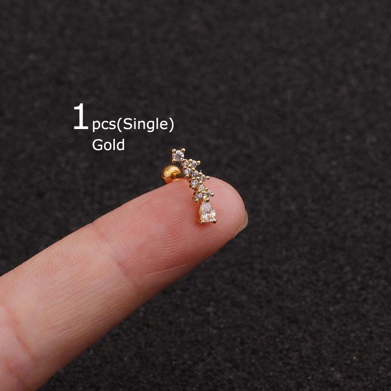 1 Khuyên Tai Đeo Sụn Tai 20g 6mm