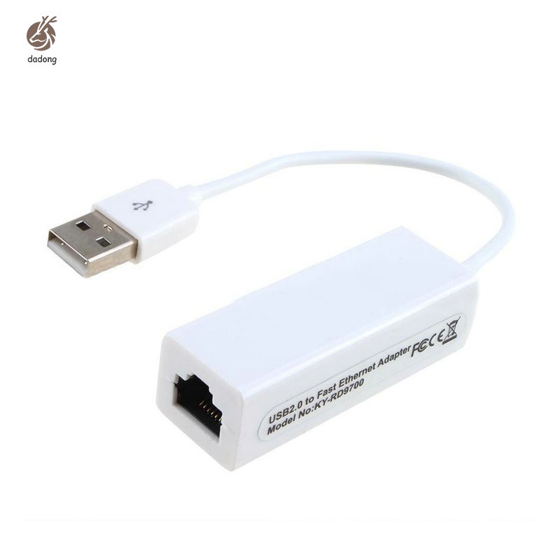 Đầu chuyển USB 2.0 sang cổng mạng LAN RJ45 10 / 100Mbps cho Win 7 / 8 / 10