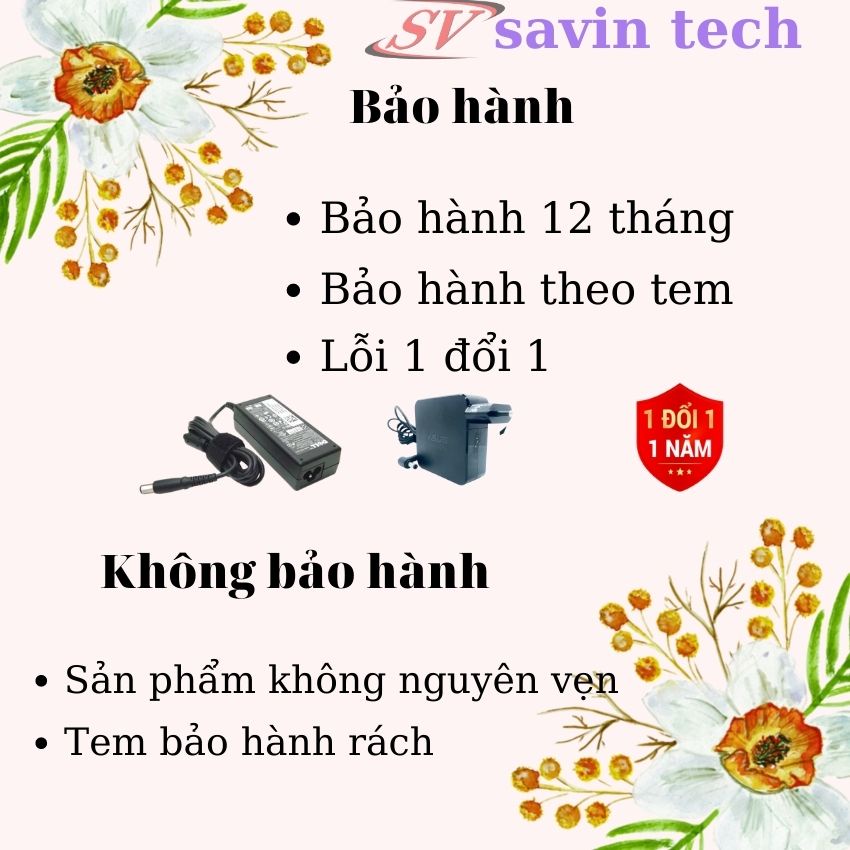 Sạc laptop acer 19V-3,42A savintech. Sạc máy tính acer 65w zin cao cấp bảo hành 12 tháng