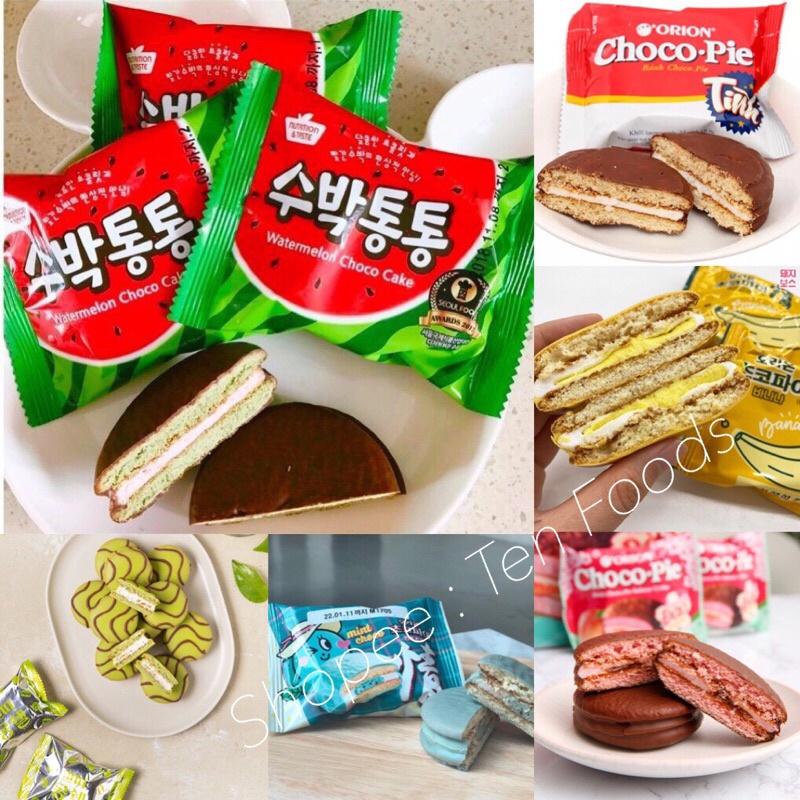 Lẻ 1 Cái  Bánh Chocopie Đủ Vị Chocopie Dưa Hấu Chocopie sakura Chocopie