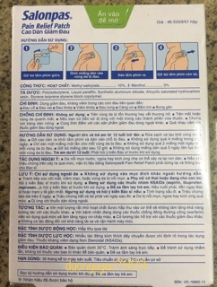 MIẾNG DÁN SALONPAS CO GIÃN