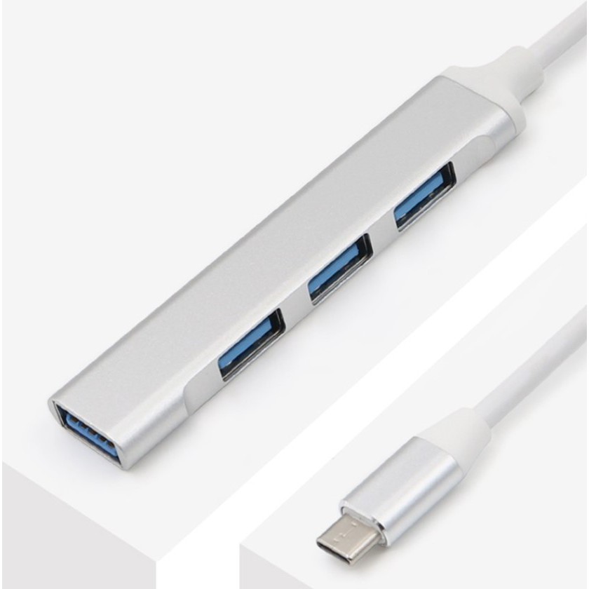 Bộ Hub chuyển USB Type C Sang 3 Cổng Usb 2.0 + Usb 3.0