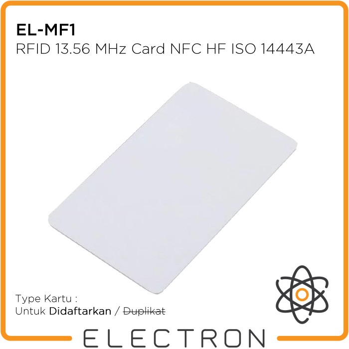 Thẻ Truy Cập Rfid 13.56 Mhz 1k Nfc Hf Iso 14443a Rc522