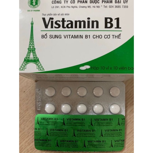 ( CHÍNH HÃNG) VIÊN UỐNG VISTAMIN B1 100 VIÊN