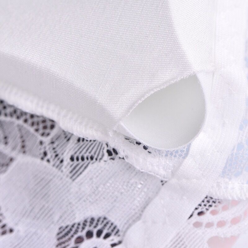 Áo Ngực Ren Không Dây Không Gọng Chống Chói Không Đường May Thoáng Khí Thoải Mái Thời Trang Cho Nữ