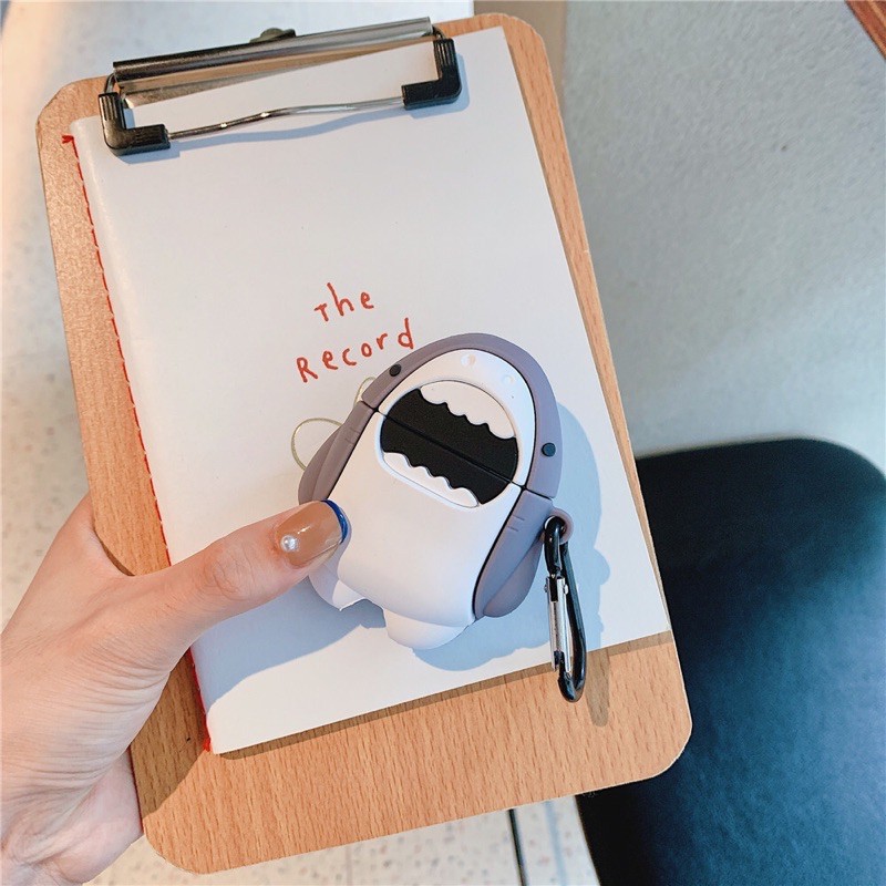Case AirPods Vỏ Bọc Tai Nghe AirPods 1/2/Pro hình Cá Mập - Minh An Saigon