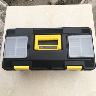 Thùng đựng đồ nghề TOP HH-430 cao cấp – Hộp đựng dụng cụ sửa chữa nhựa cứng, khóa chắc chắn