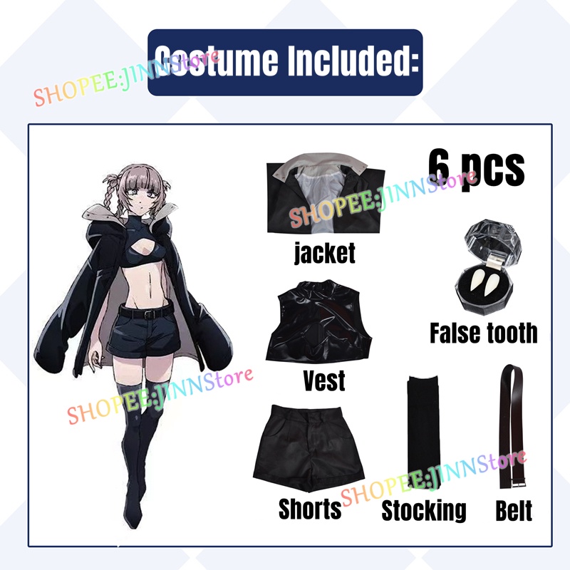 Jinn Nanakusa Nazuna Hàng Mới Về Áo Khoác Sát Nách Cosplay Anime CALL OF THE NIGHT