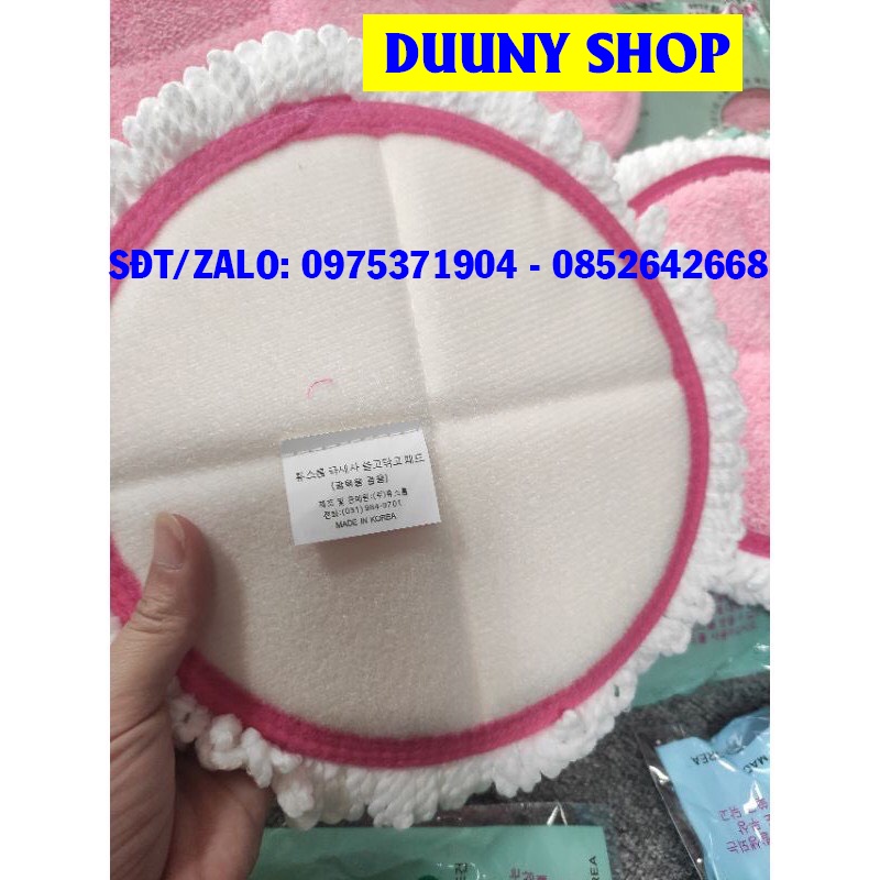 1 SET 2MIẾNG KHĂN LAU THAY THẾ CÂY LAU NHÀ HUSTORM, HÀN QUỐC CHÍNH HÃNG