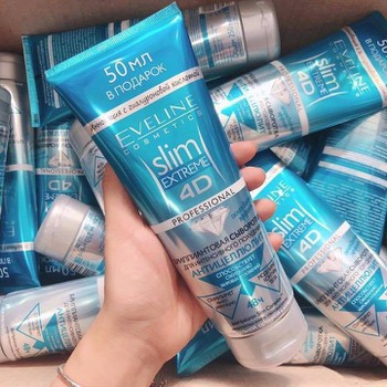 Kem Tan Mỡ Eveline Slim Extreme 4D 250ml Nga