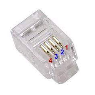 Hạt điện thoại RJ11(100 hạt/túi)