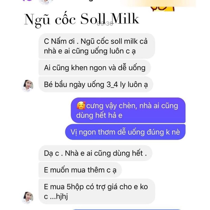 Sữa ngũ cốc dinh dưỡng Soll Milk 500g