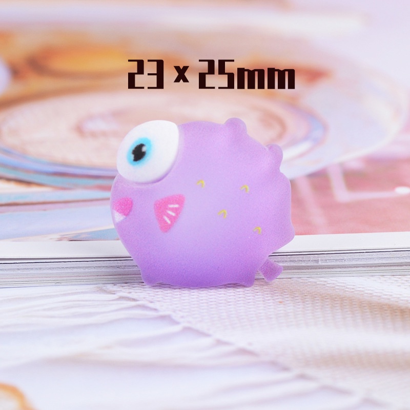 Mô hình 05 các loại động vật dưới nước Cá ,Cua, Tôm dùng trang trí bể cá thủy sinh Charm Slime