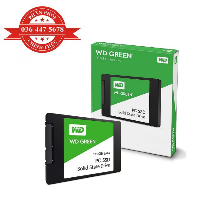 Ổ Cứng SSD Western Green 120Gb SATA3 3D NAND - Hàng Chính Hãng #1