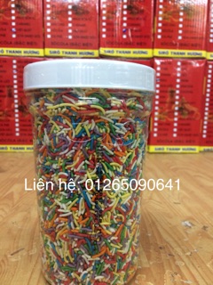 Cốm rắc kem màu