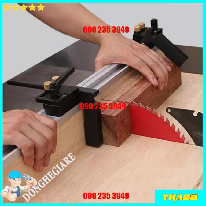 Cữ Chặn Gỗ Chỉ Vạch Cho Máy Phay Máy Cưa Bàn DIY Làm Mộc QE033