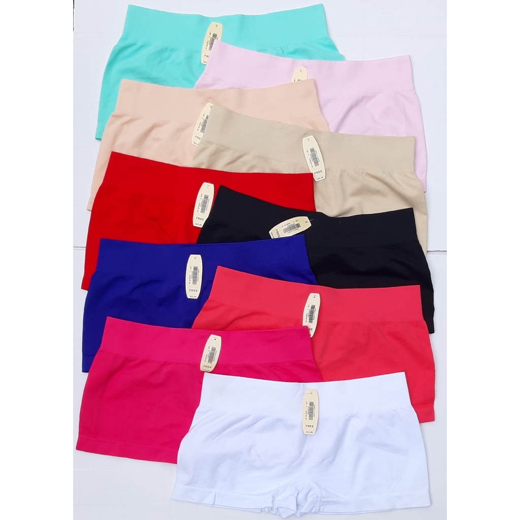 Quần đùi short nữ Định Hình mặc trong váy Thun Lạnh 100% Poly Cotton thoáng mát