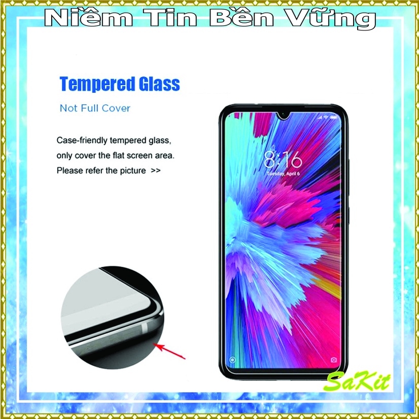 Kính cường lực trong suốt 2.5d, điện thoại samsung m01, m01s, m01core, m10, m10s, m11.