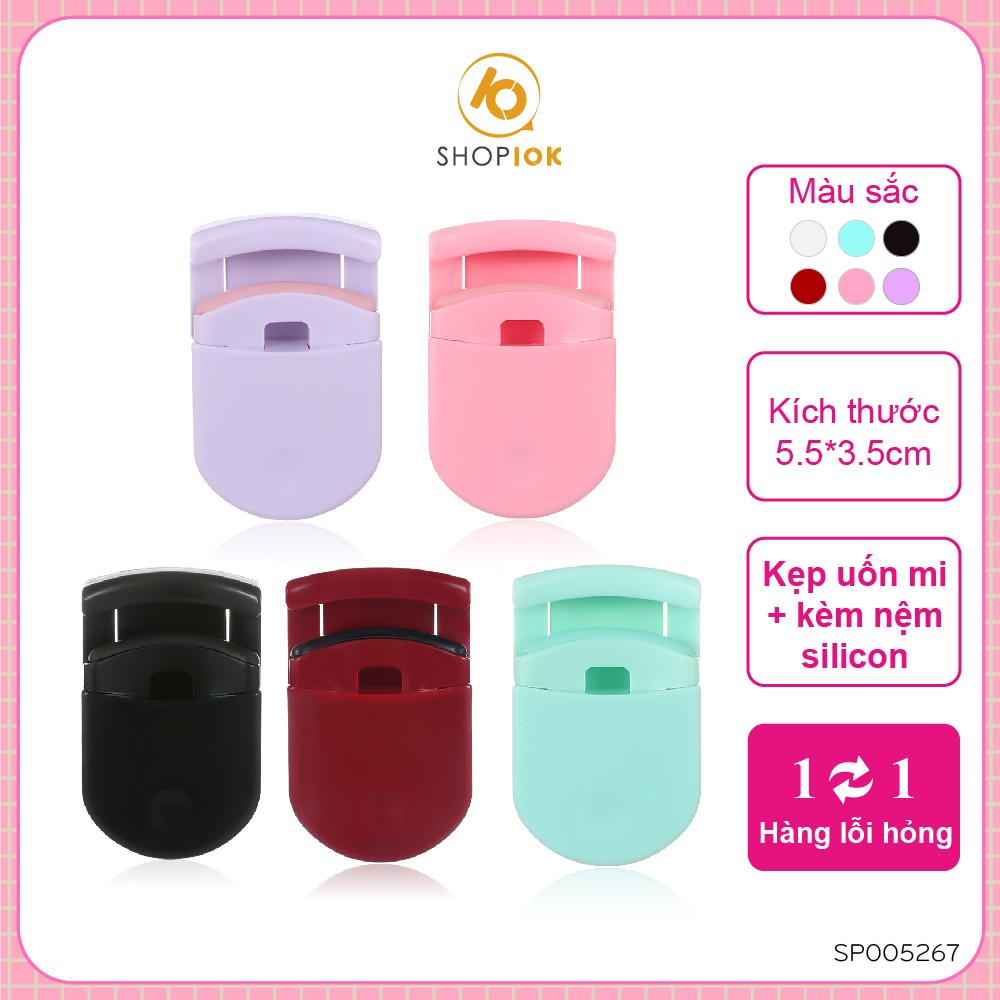 Dụng cụ kẹp uốn mi cong, kẹp lông mi uốn cong tiện dụng khi trang điểm - SP005267